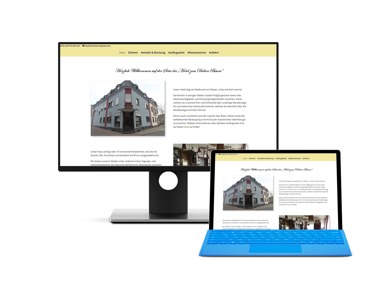 Webdesign Hechthausen Hemmoor Wingst Geestland Mayen Ferienwohnung